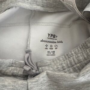 abercrombie kids Light Gray Sweatpants Joggers